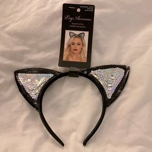 Sequin Cat Ears NWT